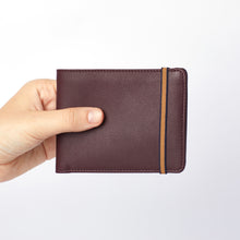 Charger l'image dans la galerie, Portefeuille Marron Fermeture Élastique