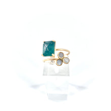 Load image into Gallery viewer, Bague VENEZIA en Nacre et Cristal Swarowski