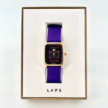 Charger l'image dans la galerie, Montre PARISTANBUL Bracelet Perlon Violet