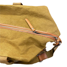 Charger l'image dans la galerie, Sac de Voyage en Toile et Cuir Camel