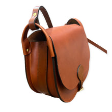 Charger l'image dans la galerie, Sac Gibecière DIANE L en Cuir Rust
