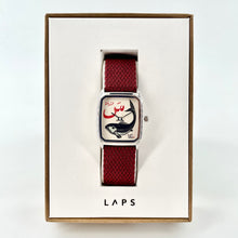 Charger l'image dans la galerie, Montre SAMAK Bracelet Perlon Rouge