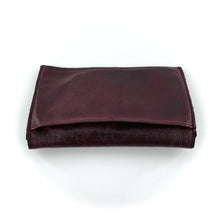 Charger l'image dans la galerie, Portefeuille GM en Cuir Lavé Bordeaux