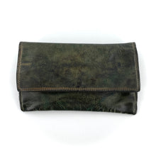 Charger l'image dans la galerie, Portefeuille GM en Cuir Lavé Vert