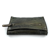 Charger l'image dans la galerie, Portefeuille GM en Cuir Lavé Vert