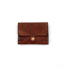 Charger l'image dans la galerie, Portefeuille en Cuir Lavé Whisky