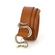 Load image into Gallery viewer, Ceinture la CRUSH en Cuir Camel
