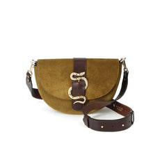 Load image into Gallery viewer, Sac le GABIE CRUSH Bi-Matière Bronze

