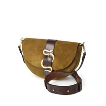 Load image into Gallery viewer, Sac le GABIE CRUSH Bi-Matière Bronze

