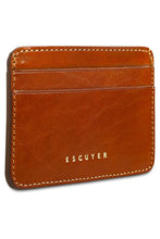 Load image into Gallery viewer, Portes Cartes en Cuir Cognac
