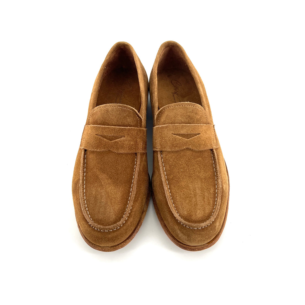 Simple Mocassin en Daim Camel