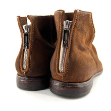 Charger l'image dans la galerie, Boots Zippé Arrière en Daim Fango
