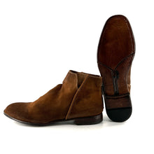 Charger l'image dans la galerie, Boots Zippé Arrière en Daim Fango
