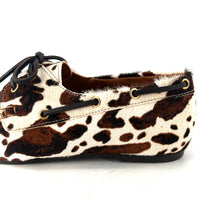 Charger l'image dans la galerie, Mocassin CHLOÉ en Cuir Imprimé Vache
