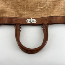 Charger l&#39;image dans la galerie, Sac GLAMOUR en Paille Enduite Brown Tea
