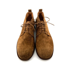 Charger l&#39;image dans la galerie, Chaussure Lacets Semi-Montante en Daim Marron Clair
