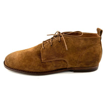 Charger l&#39;image dans la galerie, Chaussure Lacets Semi-Montante en Daim Marron Clair
