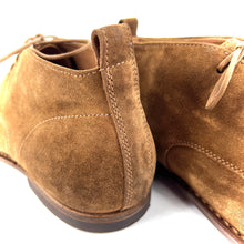 Charger l&#39;image dans la galerie, Chaussure Lacets Semi-Montante en Daim Marron Clair
