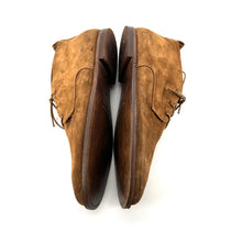 Charger l&#39;image dans la galerie, Chaussure Lacets Semi-Montante en Daim Marron Clair
