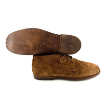 Charger l&#39;image dans la galerie, Chaussure Lacets Semi-Montante en Daim Marron Clair
