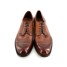 Load image into Gallery viewer, Derby Bout Fleuri en Cuir Cognac Ultra-Souple
