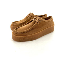 Charger l&#39;image dans la galerie, Chaussure Lacets Semelle Gomme en Daim Sable
