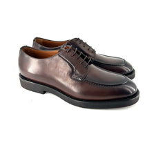 Load image into Gallery viewer, Derby en Cuir Marron Veiné
