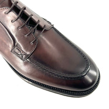 Load image into Gallery viewer, Derby en Cuir Marron Veiné
