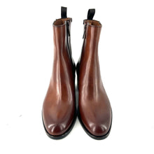 Charger l'image dans la galerie, Boots Talon Trotteur Zippé Intérieur en Cuir Cognac

