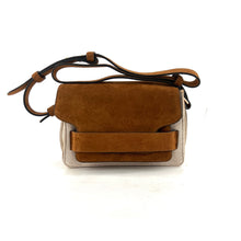 Load image into Gallery viewer, Sac DAY FIVE M en Toile Écru et Suede Gold
