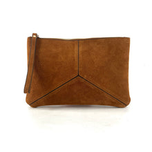 Load image into Gallery viewer, Pochette DAY EIGHTEEN Large en Suede Gold
