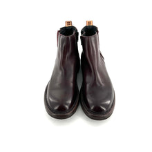 Load image into Gallery viewer, Boots Tige Courte en Cuir Bordeaux
