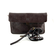 Load image into Gallery viewer, Sac Bandoulière Pochette en Cuir Marron
