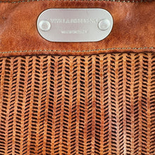 Charger l&#39;image dans la galerie, Sac GLAMOUR V en Cuir Perforé Caramel
