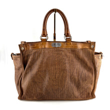 Charger l&#39;image dans la galerie, Sac GLAMOUR V en Cuir Perforé Bamboo
