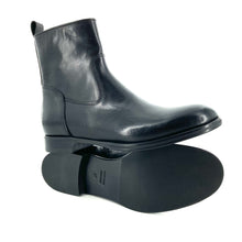 Charger l&#39;image dans la galerie, Boots Zippé Intérieur en Cuir Noir
