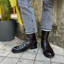Load image into Gallery viewer, Boots Tige Haute en Cuir Ébano
