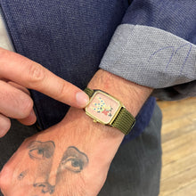 Charger l&#39;image dans la galerie, Montre TATARE Bracelet Perlon Vert
