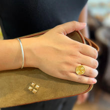 Load image into Gallery viewer, Bague POPPY en Plaqué Or et Zirconiums Blancs
