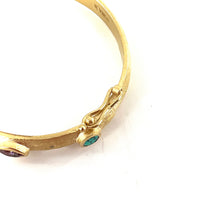 Load image into Gallery viewer, Bracelet BONNIE en Plaqué Or Améthyste et Turquoise
