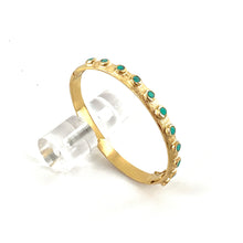 Charger l'image dans la galerie, Bracelet CLYDE en Plaqué Or et Turquoises
