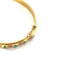 Charger l'image dans la galerie, Bracelet CLYDE en Plaqué Or et Turquoises
