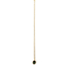 Load image into Gallery viewer, Collier BABY KARA en Plaqué Or et Rubis Zoïsite
