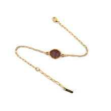 Charger l'image dans la galerie, Bracelet KARA en Plaqué Or et Quartz Fraise Rose
