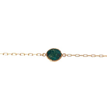Charger l'image dans la galerie, Bracelet KARA en Plaqué Or et Chrysocolle
