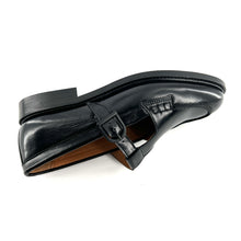 Load image into Gallery viewer, Babies Mocassin ANNE en Cuir Noir
