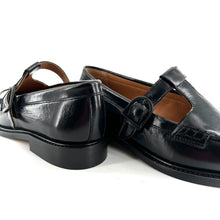 Load image into Gallery viewer, Babies Mocassin ANNE en Cuir Noir
