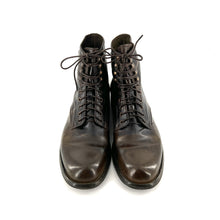 Load image into Gallery viewer, Chaussure Lacets Montante en Cuir Loden Veiné
