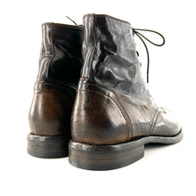 Load image into Gallery viewer, Chaussure Lacets Montante en Cuir Loden Veiné
