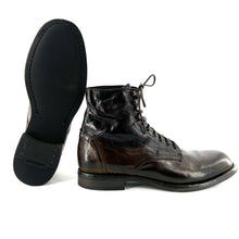 Load image into Gallery viewer, Chaussure Lacets Montante en Cuir Loden Veiné
